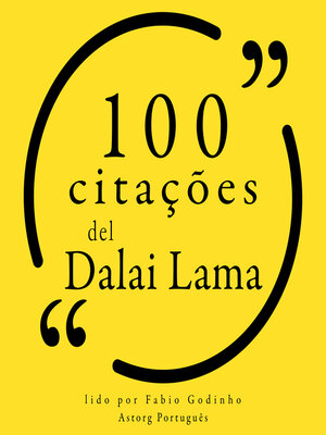 cover image of 100 citações do Dalai Lama